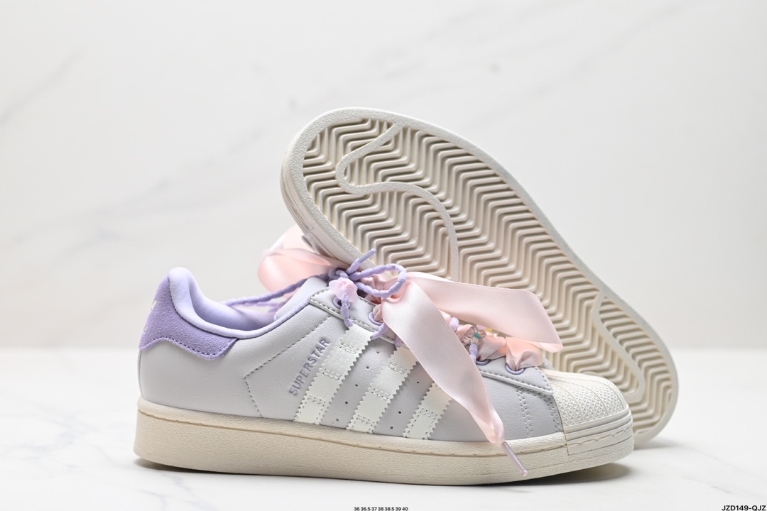 阿迪达斯Adidas三叶草 Originals Superstar贝壳头系列低帮经典百搭休闲运动板鞋  IF1804