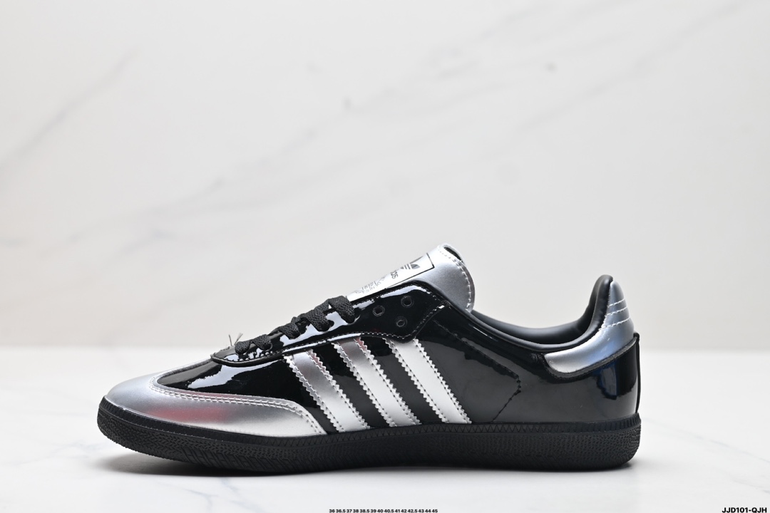 💰110版本 公司级✅阿迪达斯AD Originals Samba Vegan OG桑巴舞系列绅士德训足球风百搭休闲运动板鞋 贷号:IH3364 尺码:36 36.5 37 38 38.5 39 40 40.5 41 42 42.5 43 44 45 ID:JJD101-QJH