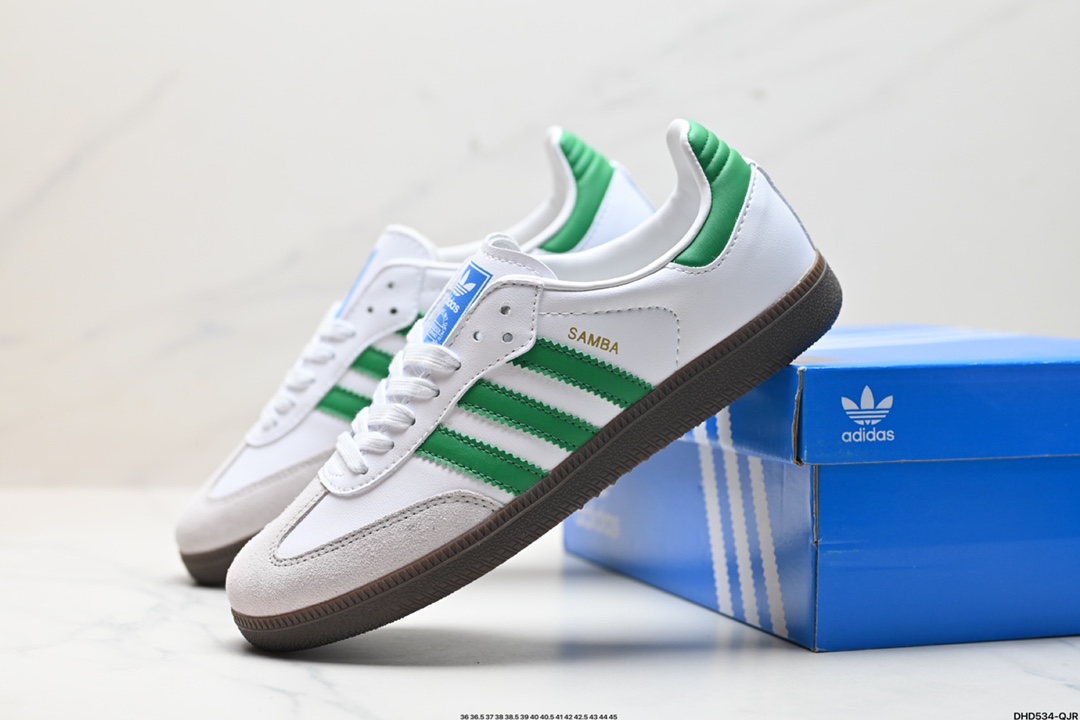 🈴️💰130
真标✅阿迪达斯三叶草Adidas Originals Samba OG桑巴舞系列绅士德训足球风百搭低帮休闲运动板鞋
货号:B75806
尺码:36 36.5 37 38 38.5 39 40 40.5 41 42 42.5 43 44 45
ID:DHD534-QJR