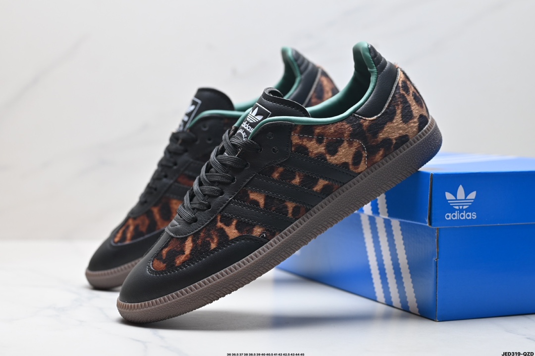 阿迪达斯三叶草Adidas Originals Samba OG 桑巴舞系列绅士德训低帮休闲运动板鞋  JI2734