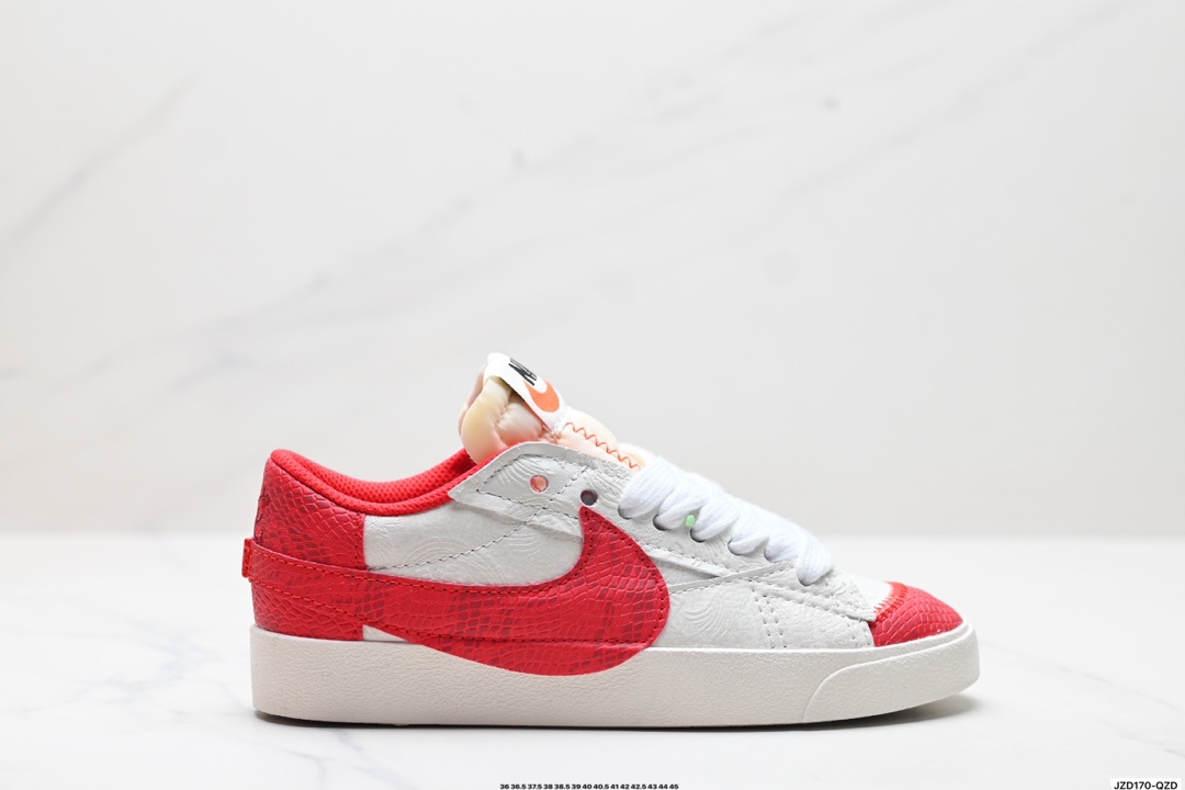 NK Blazer Low‘77 Jumbo 经典百搭低帮开拓者休闲运动板鞋  DQ1470-132