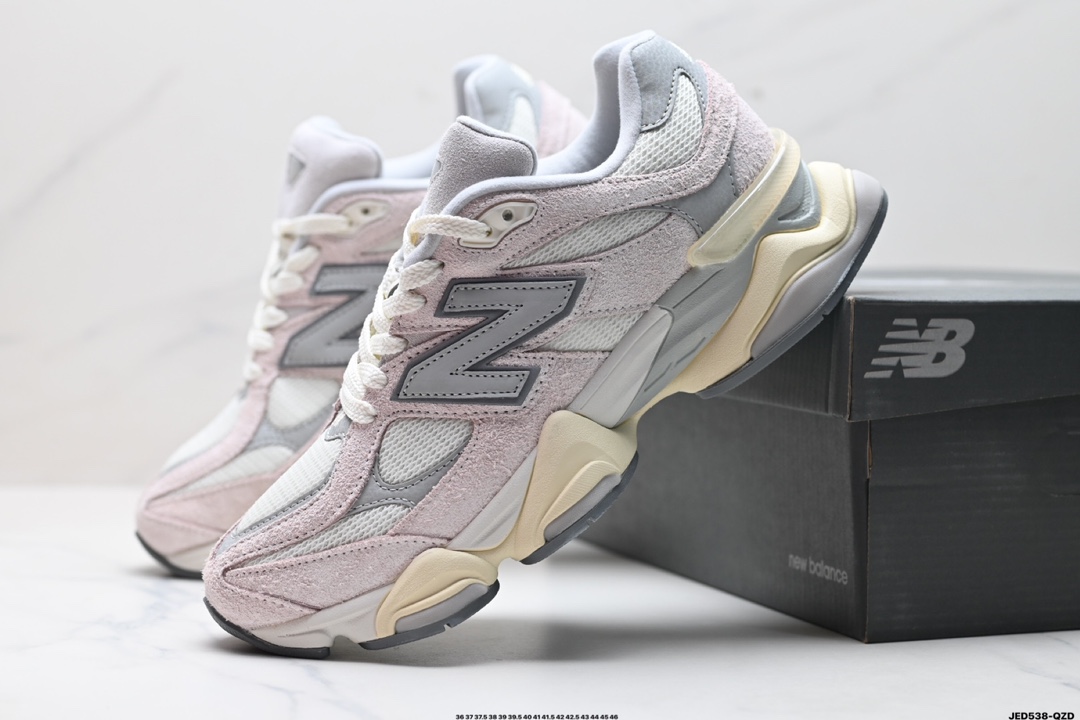 🈴💰170
公司级✅New Balance 公司级版本
NB9060 联名款 复古休闲运动慢跑鞋 
鞋款灵感源自设计师本人对夏日的怀日回忆。鞋面大身由空间双格及磨砂鞋面拼接而生，夏日氛围拉满#采用大面积网眼以及麂皮材质覆盖鞋身，还原经典气质。搭载ABZORB避震科技，由泡沫聚酯制成，上脚可以有效减少由鞋底反弹对身体及双腿的冲击力
货号:U9060APP
Size:36 37 37.5 38 38.5 39.5 40.5 41.5 42 42.5 43 44 45 46
ID:JED538-QZD