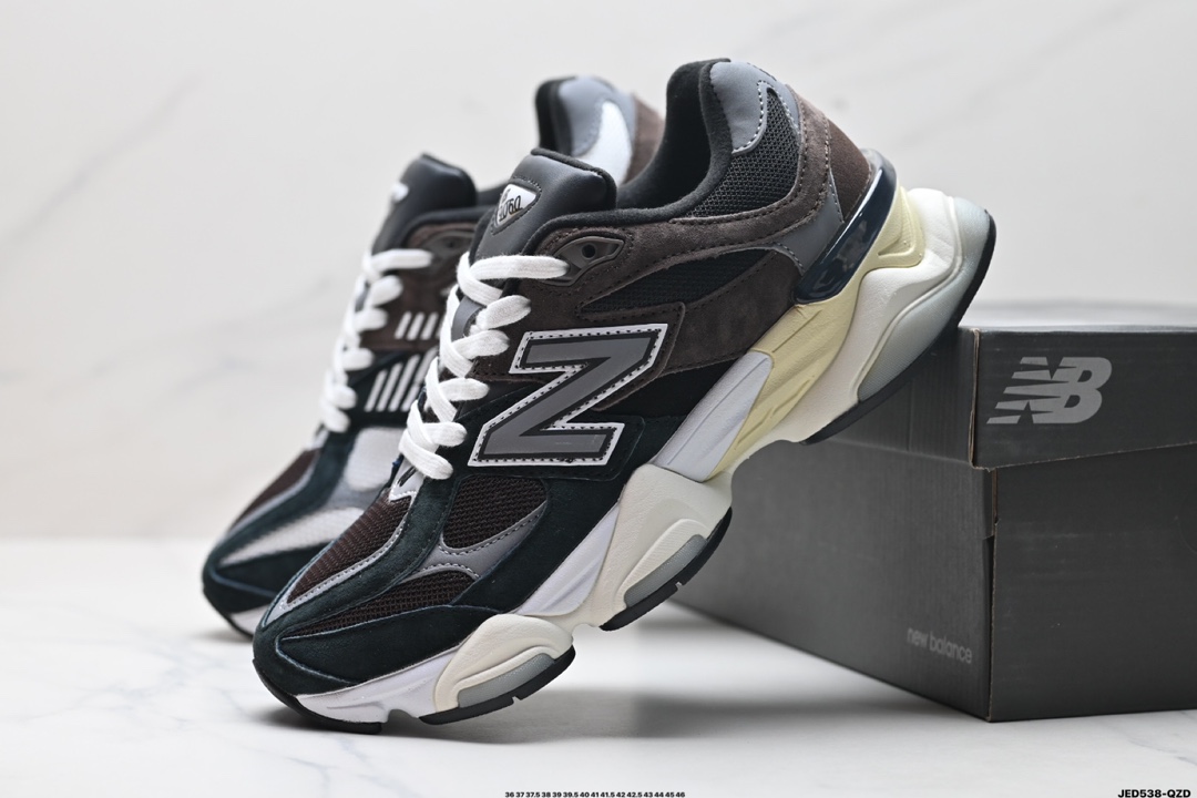 🈴💰170
公司级✅New Balance 公司级版本
NB9060 联名款 复古休闲运动慢跑鞋 
鞋款灵感源自设计师本人对夏日的怀日回忆。鞋面大身由空间双格及磨砂鞋面拼接而生，夏日氛围拉满#采用大面积网眼以及麂皮材质覆盖鞋身，还原经典气质。搭载ABZORB避震科技，由泡沫聚酯制成，上脚可以有效减少由鞋底反弹对身体及双腿的冲击力
货号:U9060APP
Size:36 37 37.5 38 38.5 39.5 40.5 41.5 42 42.5 43 44 45 46
ID:JED538-QZD