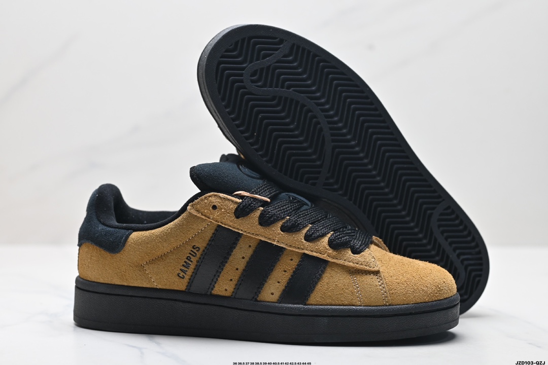 Adidas Originals Campus 00s 学院系列 面包风经典复古低帮百搭休闲运动板鞋  JH8998