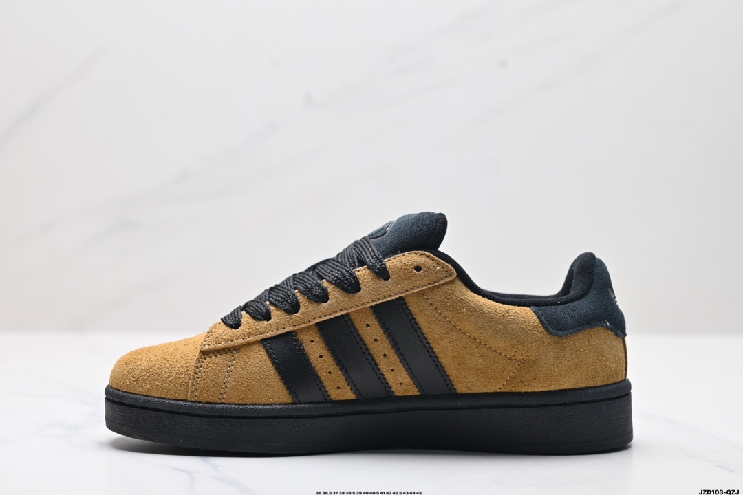 Adidas Originals Campus 00s 学院系列 面包风经典复古低帮百搭休闲运动板鞋  JH8998