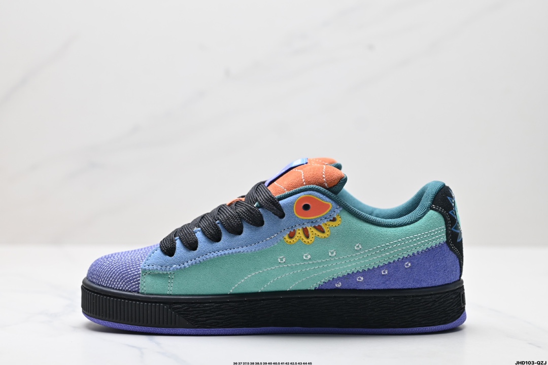 Puma Suede XL DDLM复古单品 彪马 防滑耐磨低帮德训板鞋  398409-01