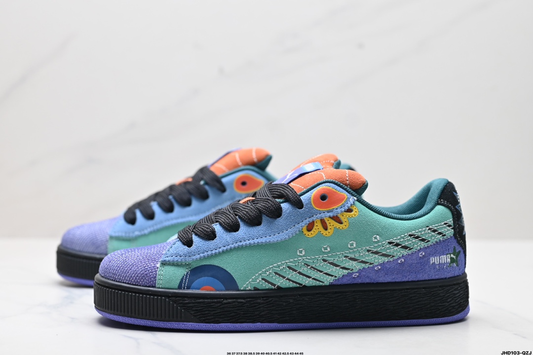 Puma Suede XL DDLM复古单品 彪马 防滑耐磨低帮德训板鞋  398409-01