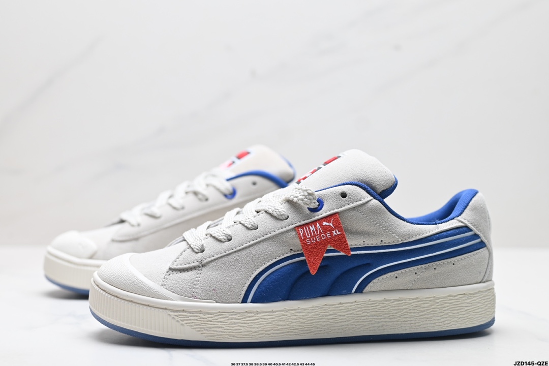 PUMA SUEDE XL CRUSH STAY PUFL防滑耐磨 彪马低帮经典百搭休闲运动板鞋  399671-01