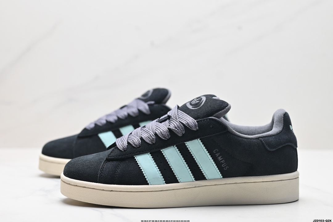 Adidas Originals Campus 00s 学院系列 面包风经典复古低帮百搭休闲运动板鞋  JQ0740