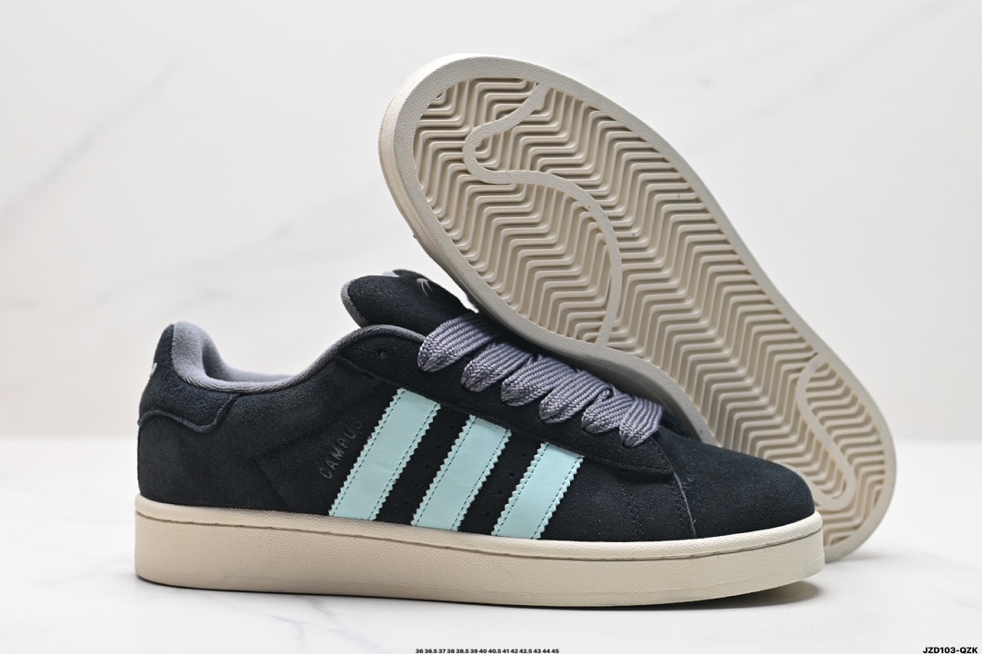 Adidas Originals Campus 00s 学院系列 面包风经典复古低帮百搭休闲运动板鞋  JQ0740