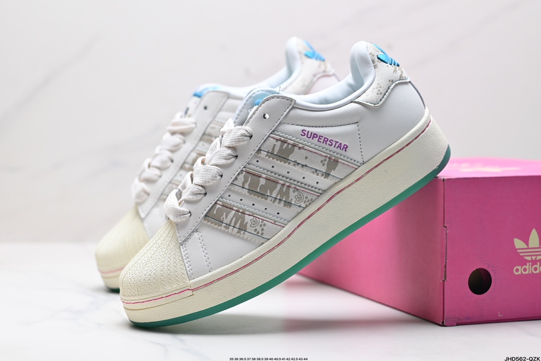 Adidas originals Superstar XLG 阮菲菲联名款 三叶草 CNY 龙年限定新款 Ad Originals Superstar 官方新款  1140XD