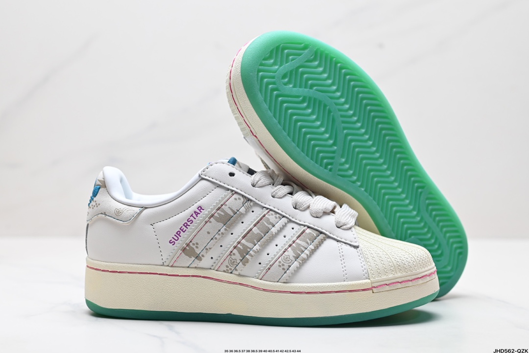 Adidas originals Superstar XLG 阮菲菲联名款 三叶草 CNY 龙年限定新款 Ad Originals Superstar 官方新款  1140XD