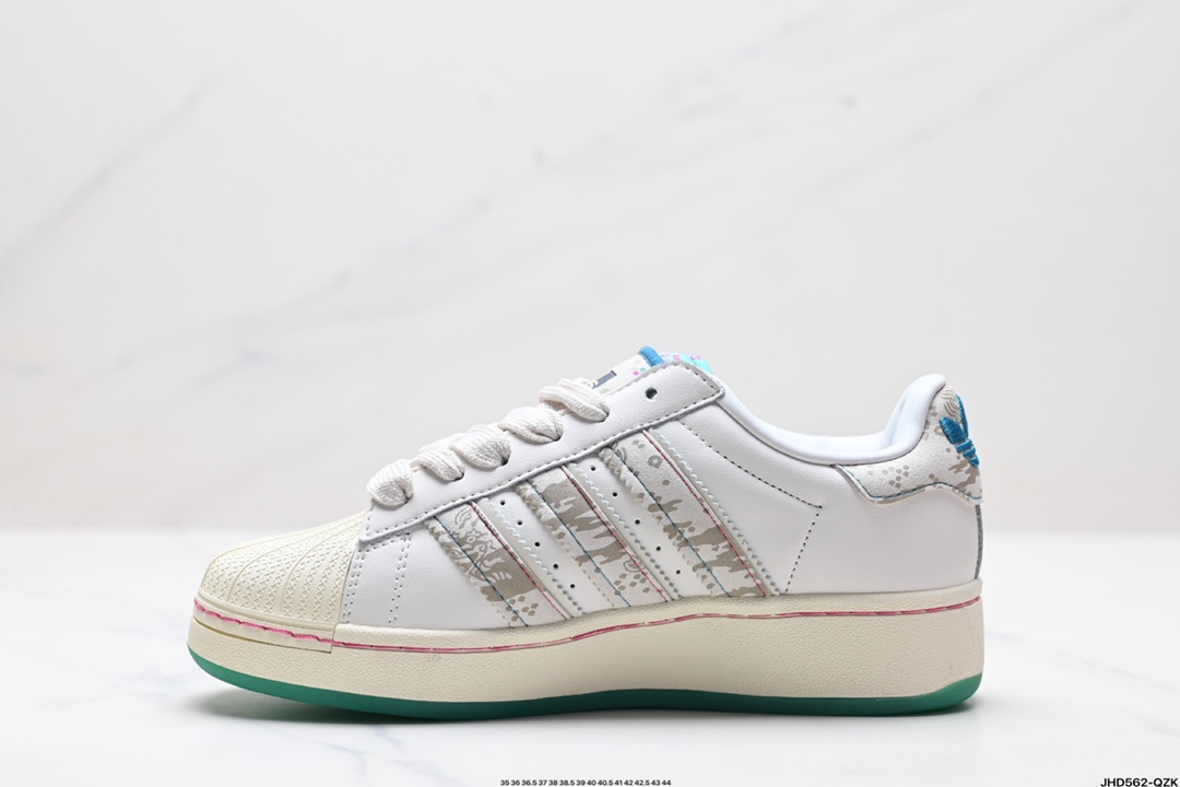 Adidas originals Superstar XLG 阮菲菲联名款 三叶草 CNY 龙年限定新款 Ad Originals Superstar 官方新款  1140XD