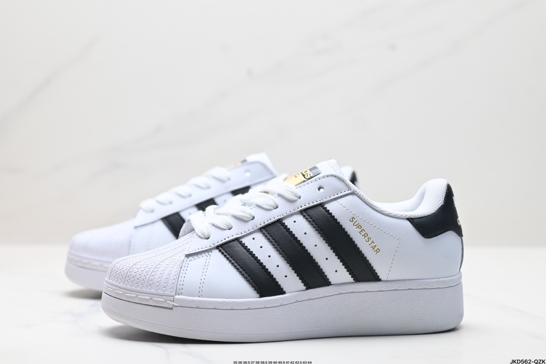 Adidas Originals Superstar XLG 贝壳头厚底休闲板鞋 IE8409