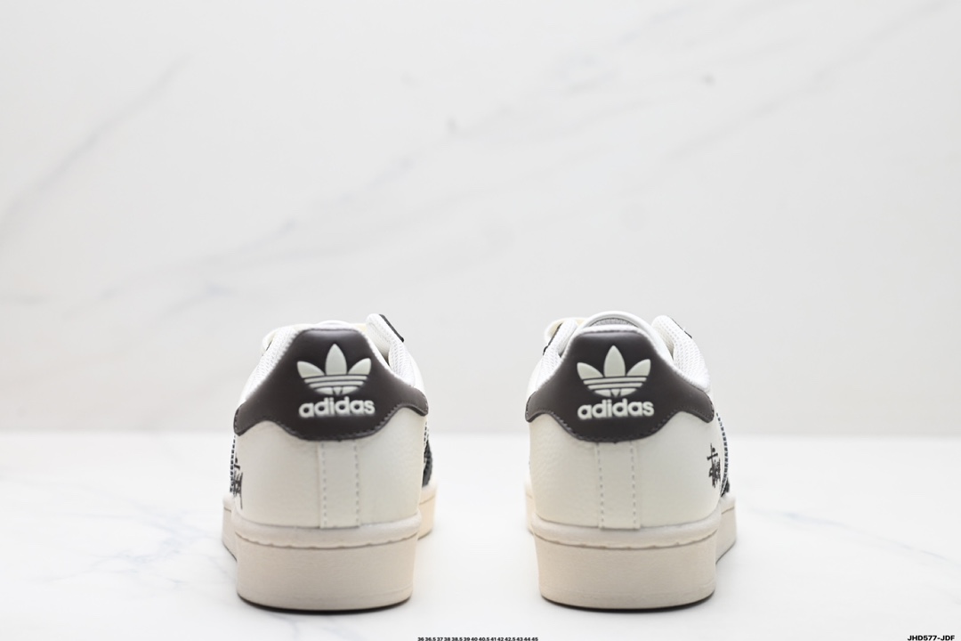 阿迪达斯Adidas三叶草 Originals Superstar贝壳头系列低帮经典百搭休闲运动板鞋   BZ2501