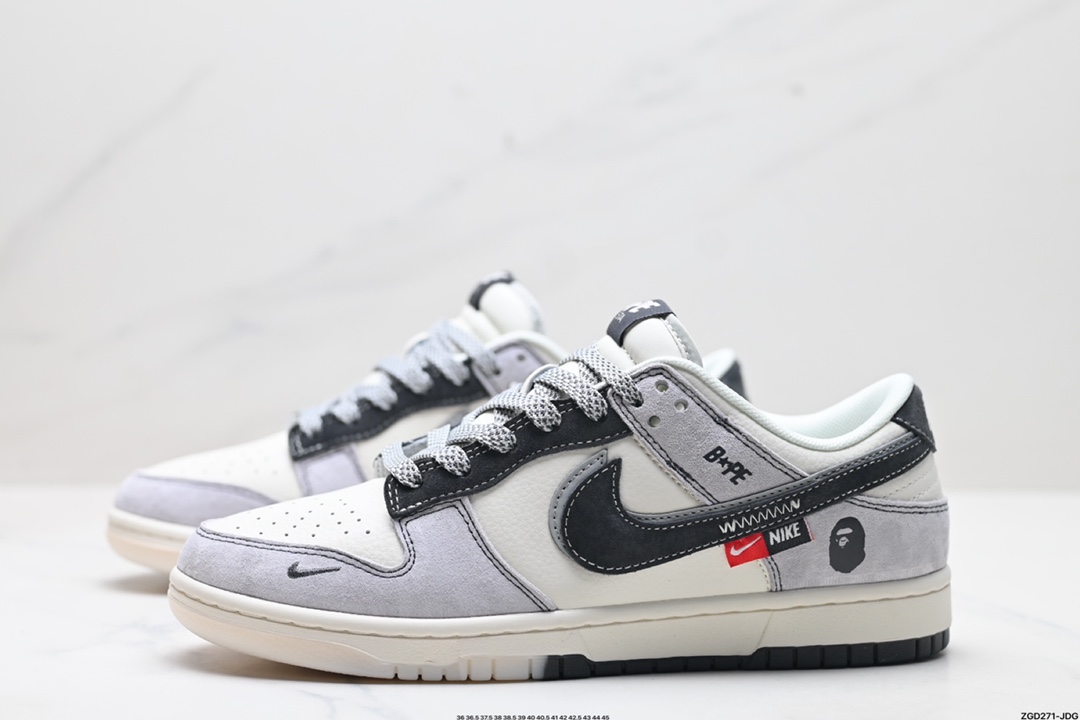 NK Dunk Low Retro “DIY高端定制” 低帮休闲运动板鞋  DM6868-031