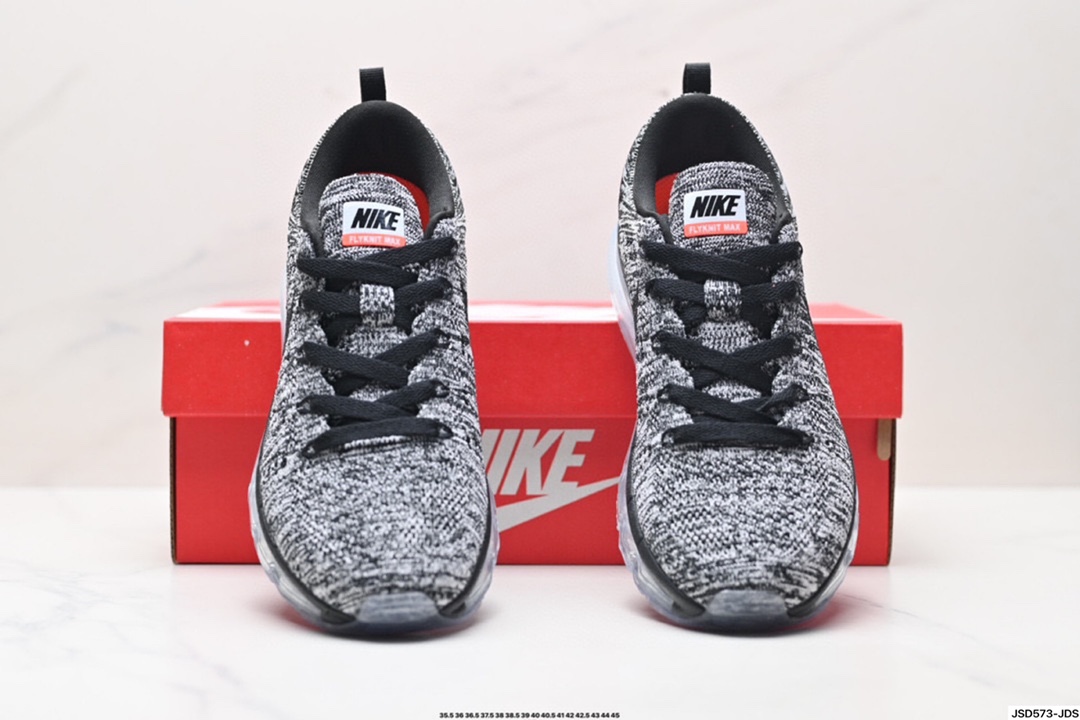 Nike Air Max Flyknit 耐磨轻便 织物减震防滑透气轻便 低帮跑步鞋 620469-404