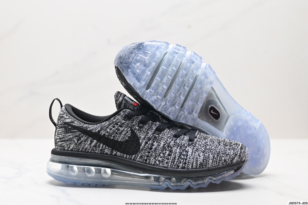 Nike Air Max Flyknit 耐磨轻便 织物减震防滑透气轻便 低帮跑步鞋 620469-404