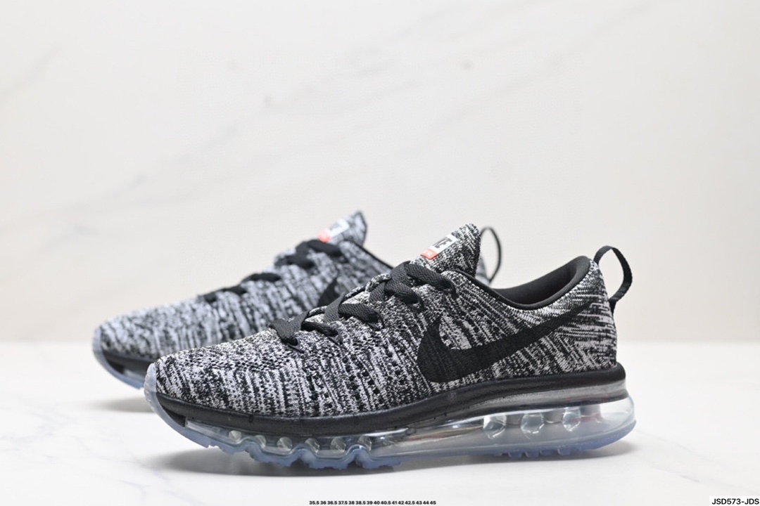 Nike Air Max Flyknit 耐磨轻便 织物减震防滑透气轻便 低帮跑步鞋 620469-404