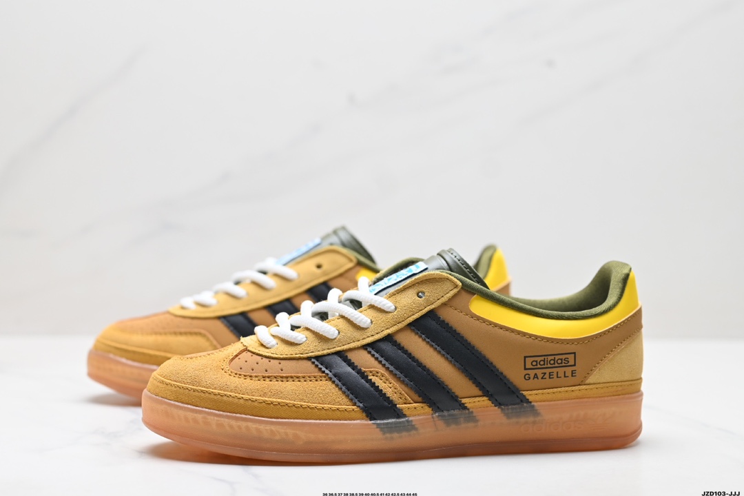 adidas Originals Bad Bunny Gazelle INdoor 三叶草休闲防滑耐磨低帮板鞋  IF9730