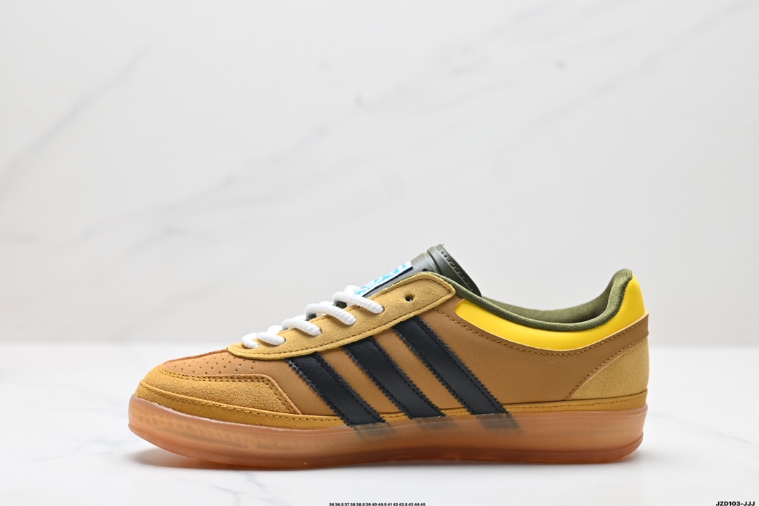 adidas Originals Bad Bunny Gazelle INdoor 三叶草休闲防滑耐磨低帮板鞋  IF9730