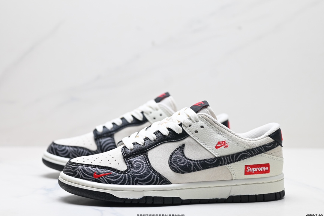 NK Dunk Low Retro “DIY高端定制” 低帮休闲运动板鞋  DJ2024-100