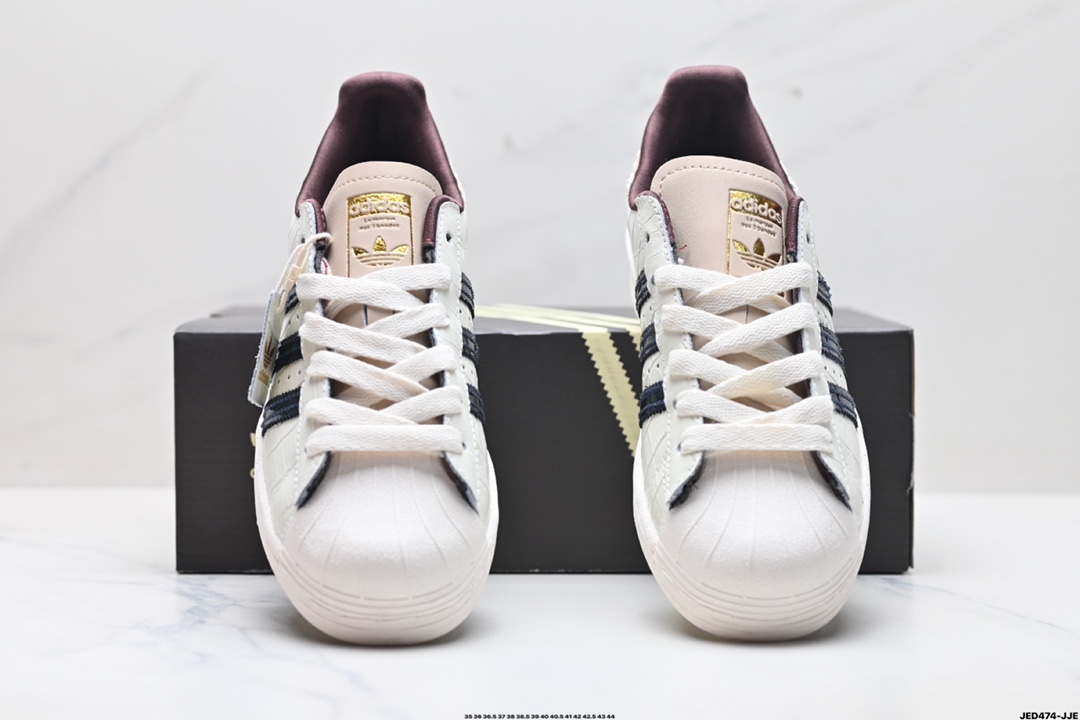 阿迪达斯Adidas三叶草 Originals Superstar贝壳头系列低帮经典百搭休闲运动板鞋  JP7191