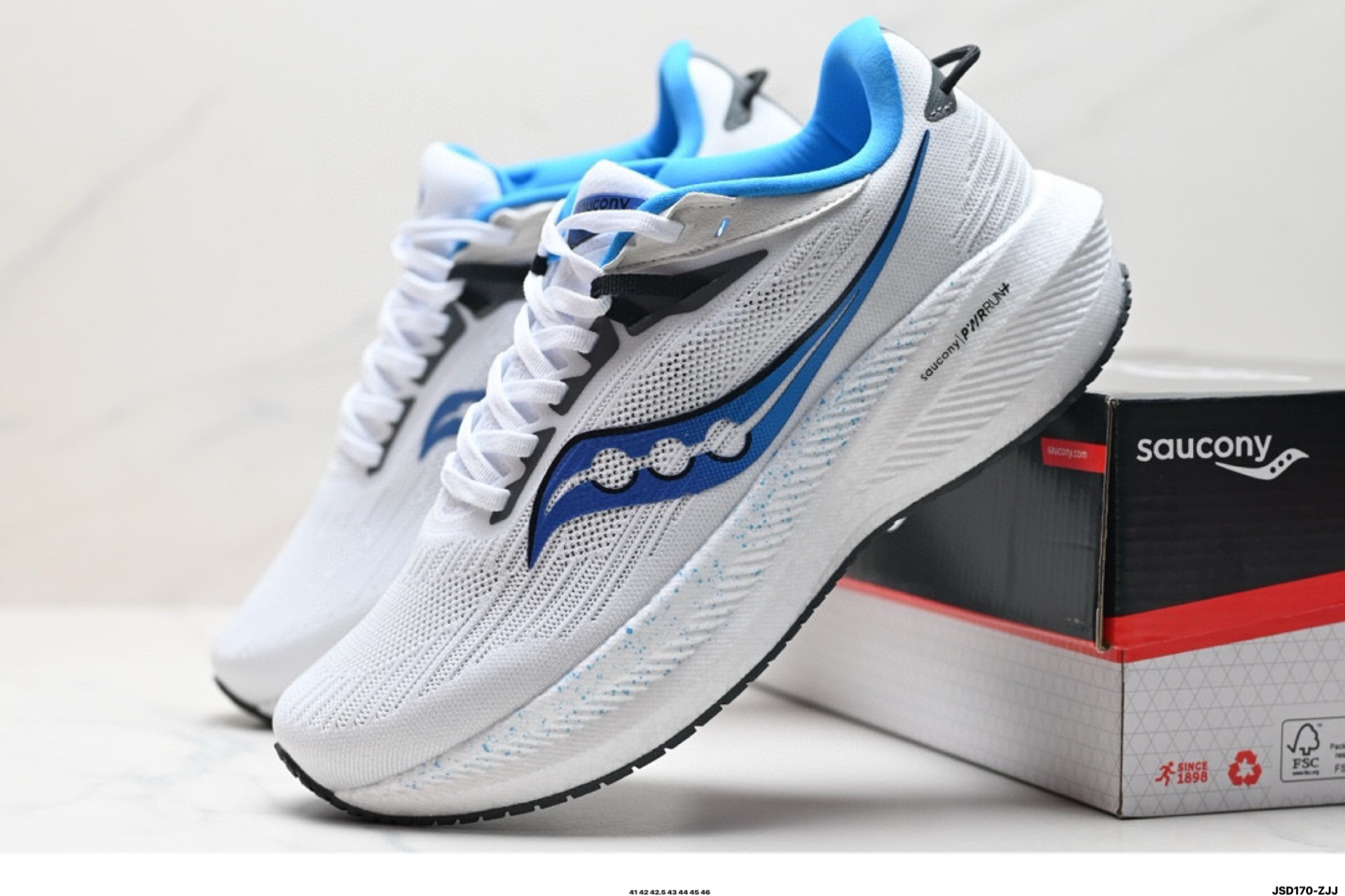 Saucony TRIUMPH 21 索康尼胜利 旗舰级缓震 慢跑减震透气 低帮训练跑步鞋 S20881-12