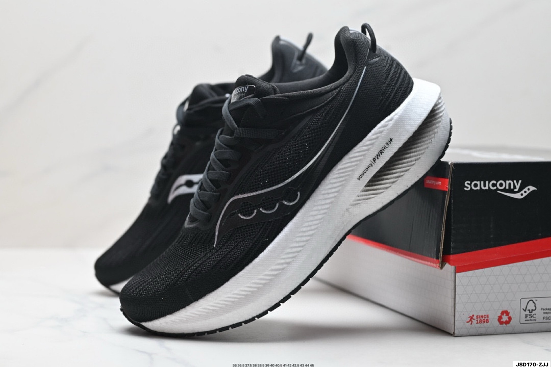 Saucony TRIUMPH 21 索康尼胜利 旗舰级缓震 慢跑减震透气 低帮训练跑步鞋 S20881-12