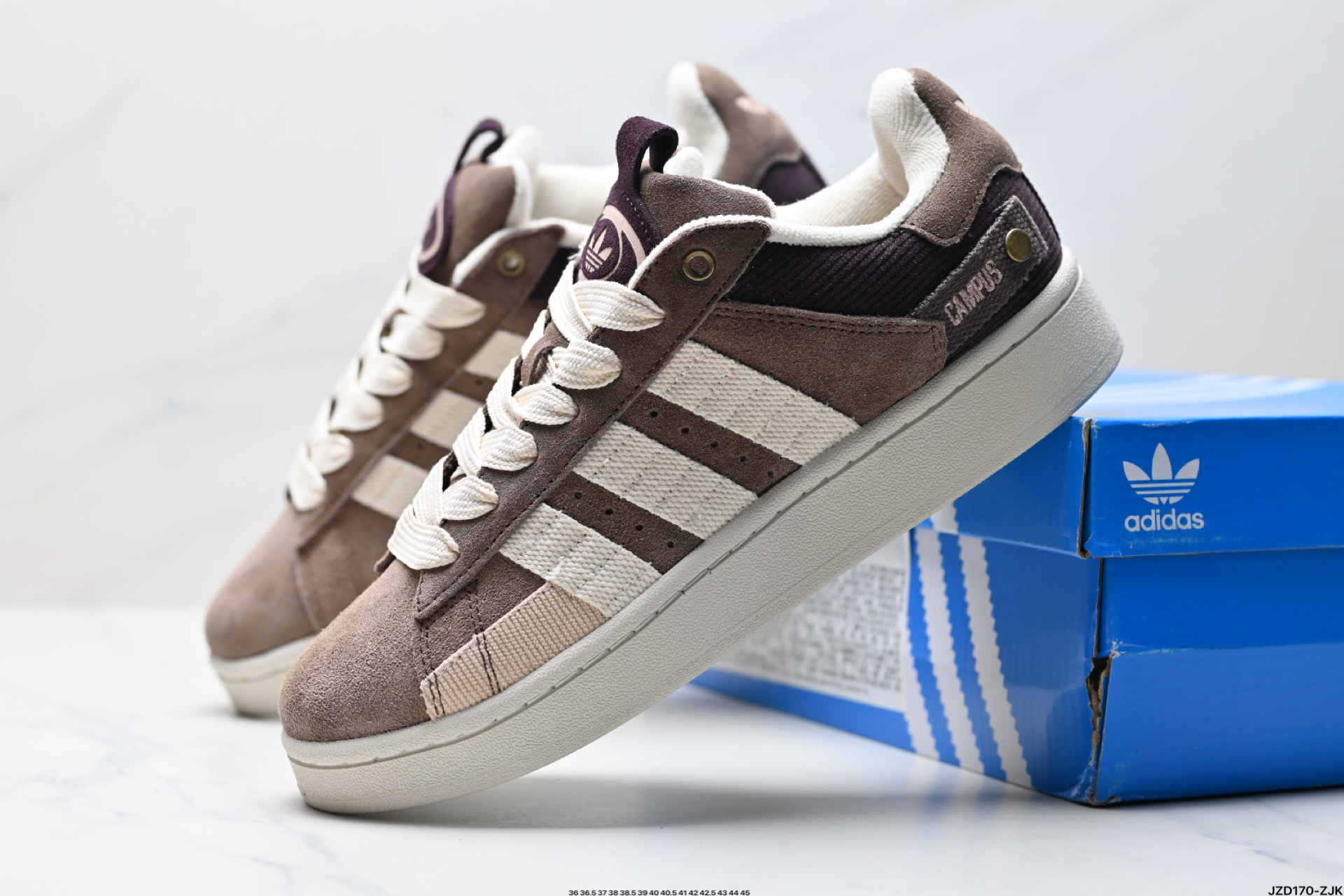 阿迪达斯Adidas Originals Campus 00s系列 面包风经典复古低帮百搭休闲运动板鞋 IF4339