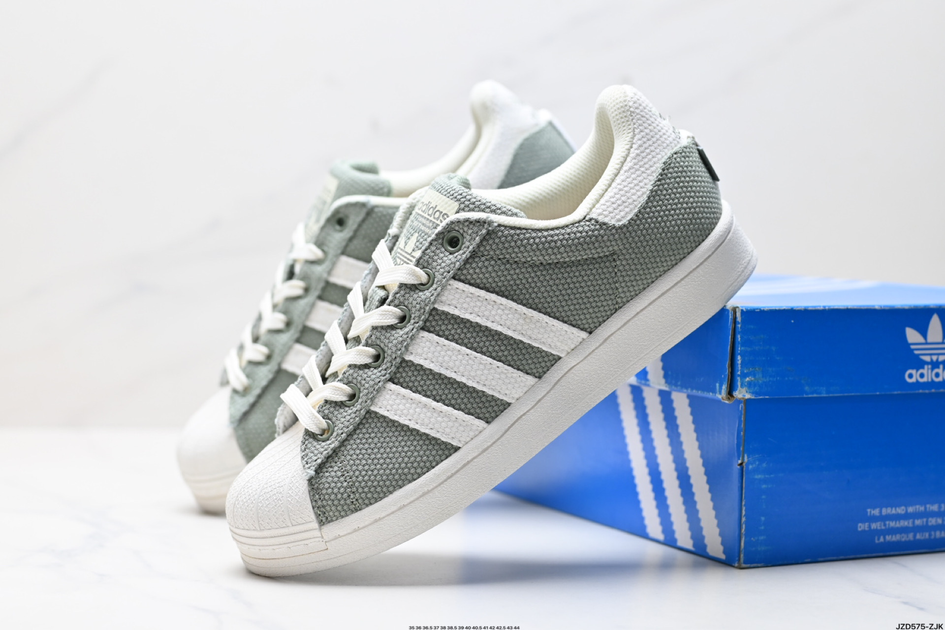 阿迪达斯Adidas三叶草 Originals Superstar贝壳头系列低帮经典百搭休闲运动板鞋 JR8036