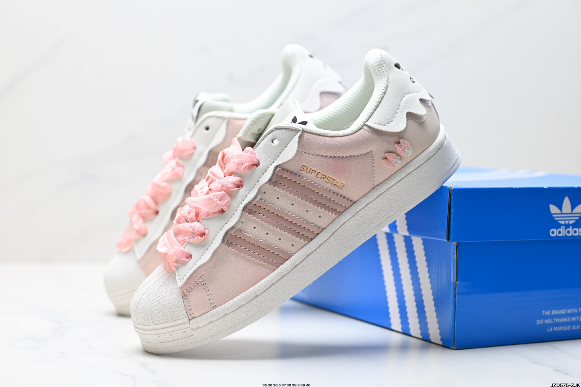 阿迪达斯Adidas三叶草 Originals Superstar贝壳头系列低帮经典百搭休闲运动板鞋 JR8036