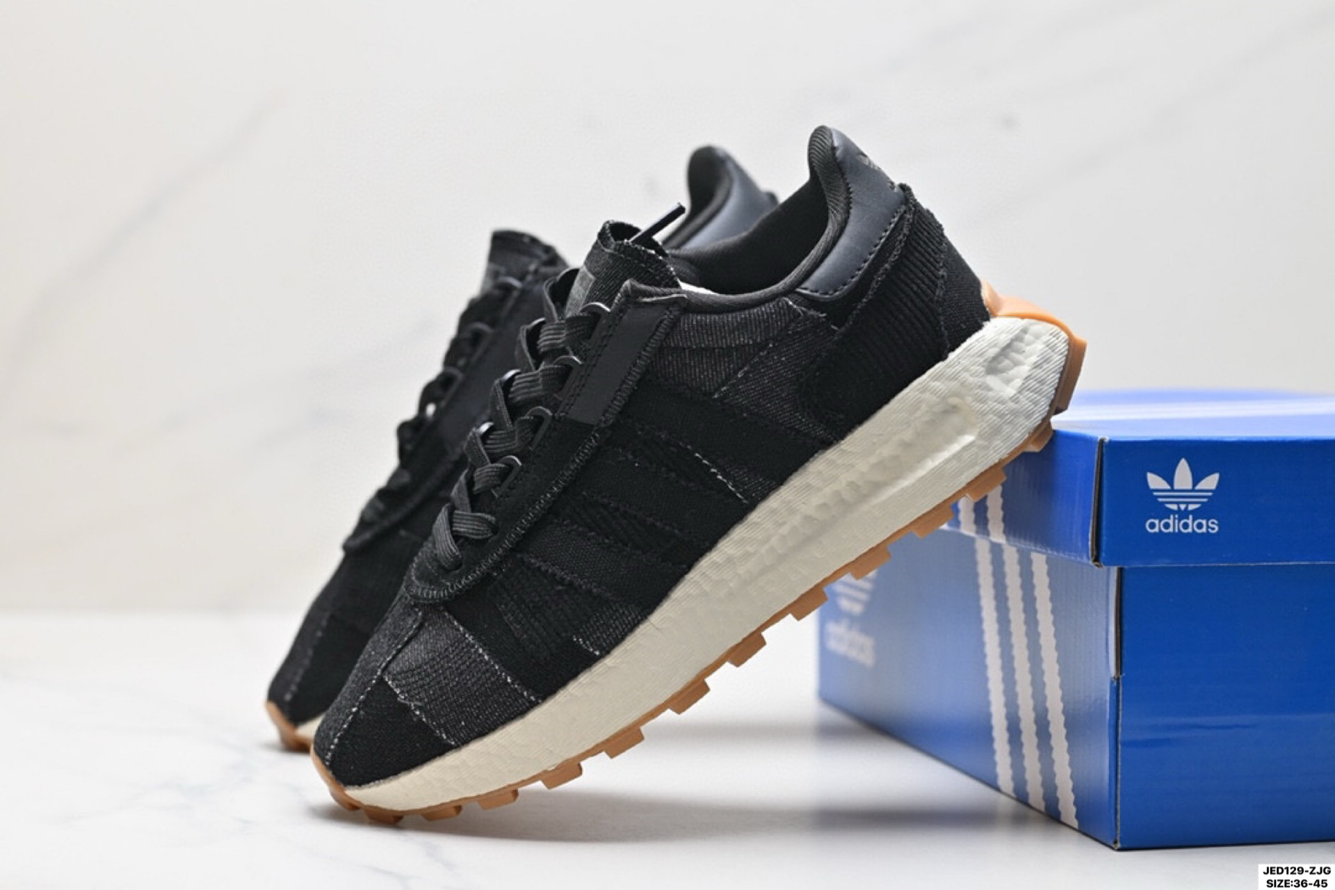 阿迪达斯Adidas Retropy E5阿迪新款运动休闲爆米花 三叶草 厚底 跑鞋 GX6364