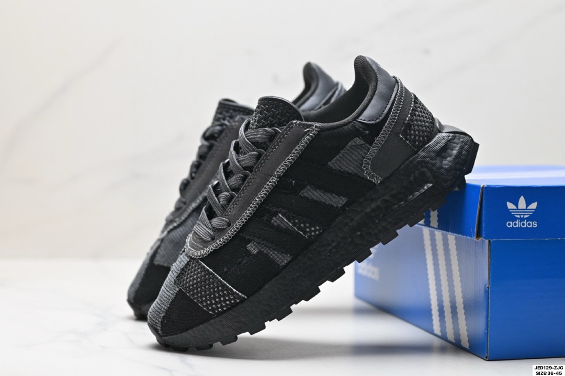 阿迪达斯Adidas Retropy E5阿迪新款运动休闲爆米花 三叶草 厚底 跑鞋 GX6364