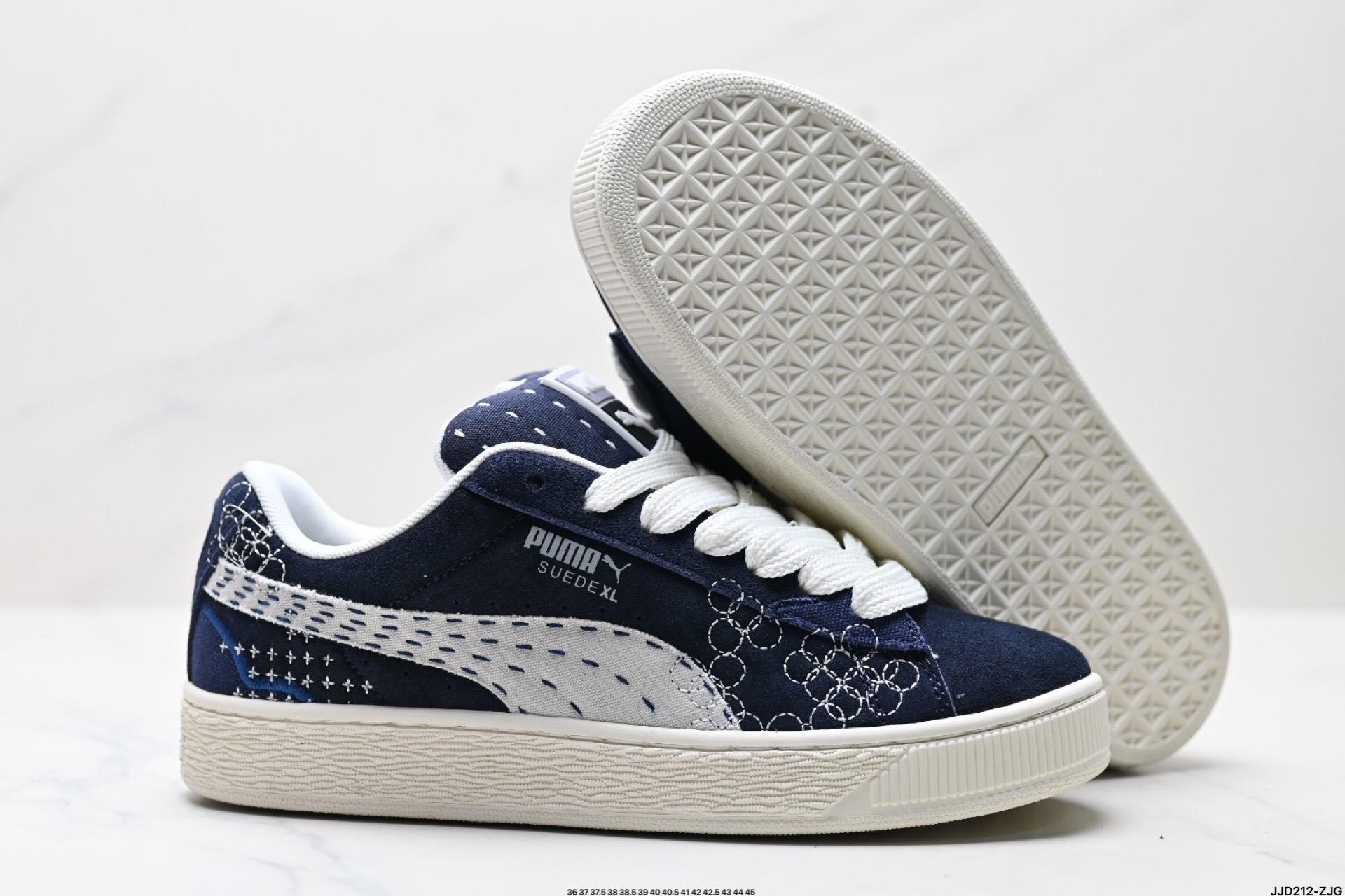 Puma Suede XL复古单品 彪马 防滑耐磨低帮德训板鞋 395777-01