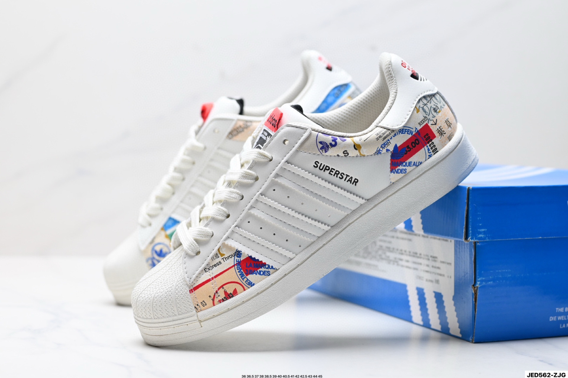 阿迪达斯Adidas三叶草 Originals Superstar贝壳头系列低帮经典百搭休闲运动板鞋 GY9022