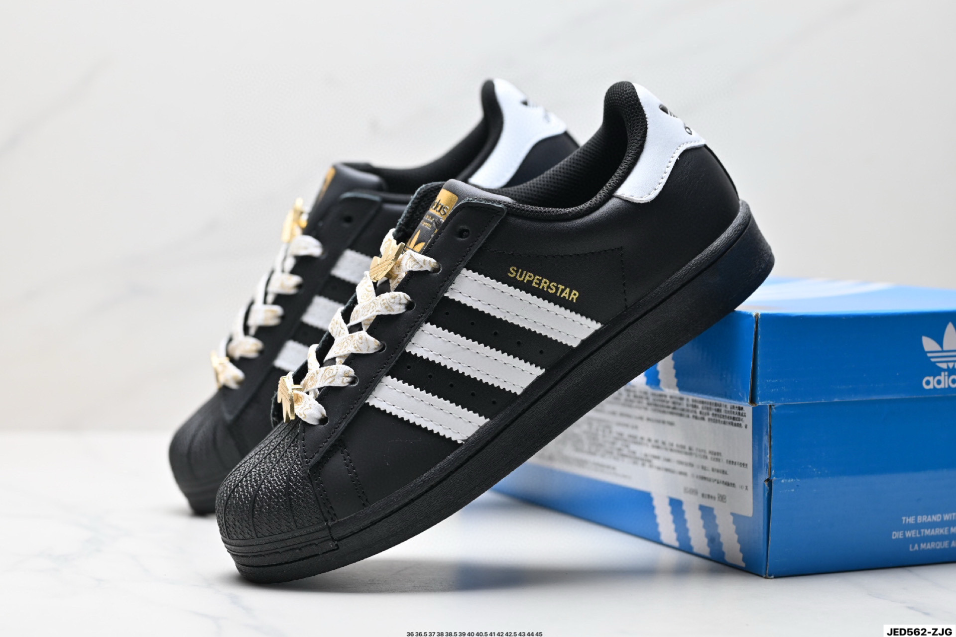 阿迪达斯Adidas三叶草 Originals Superstar贝壳头系列低帮经典百搭休闲运动板鞋 GY9022