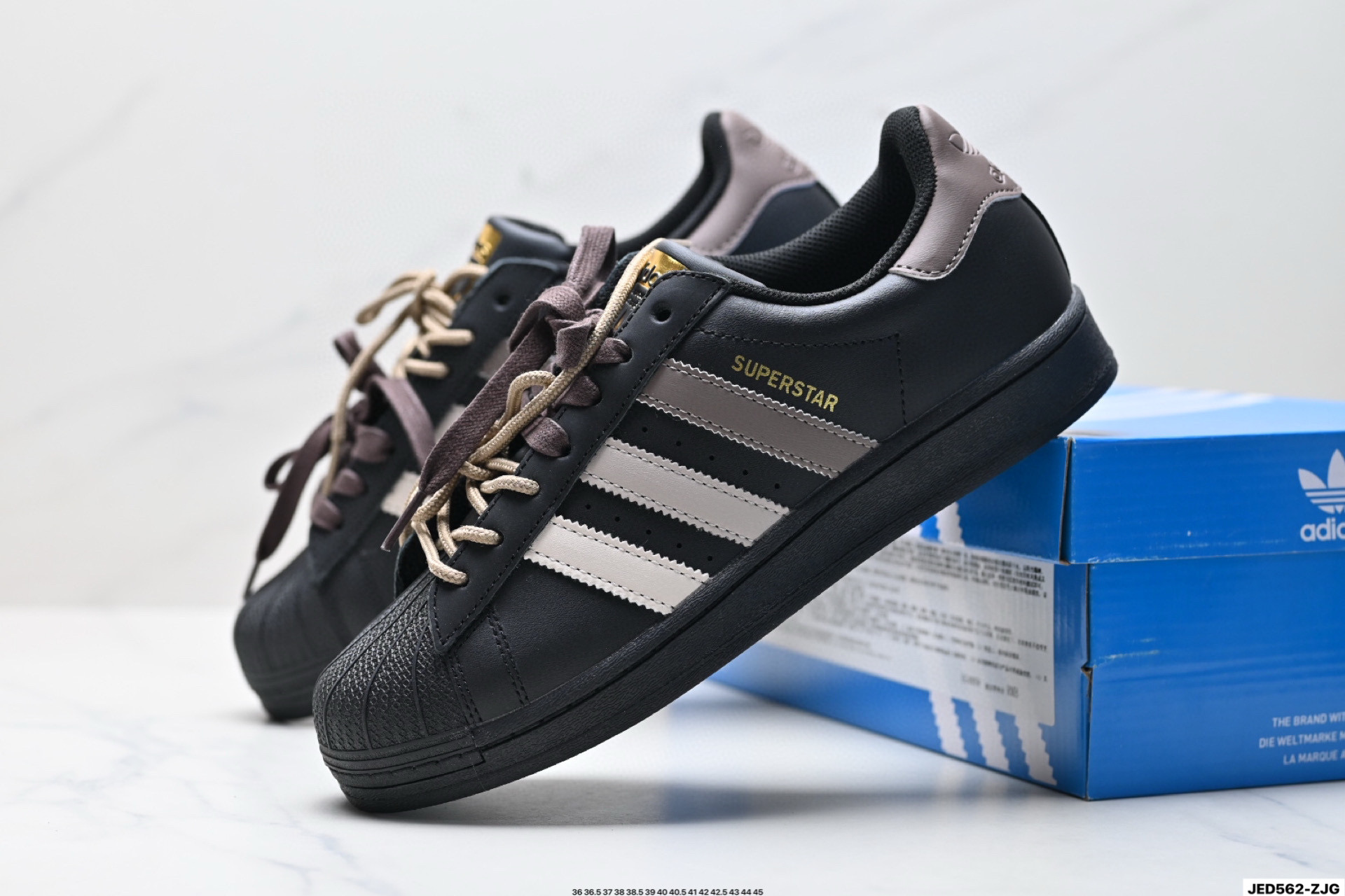 阿迪达斯Adidas三叶草 Originals Superstar贝壳头系列低帮经典百搭休闲运动板鞋 GY9022