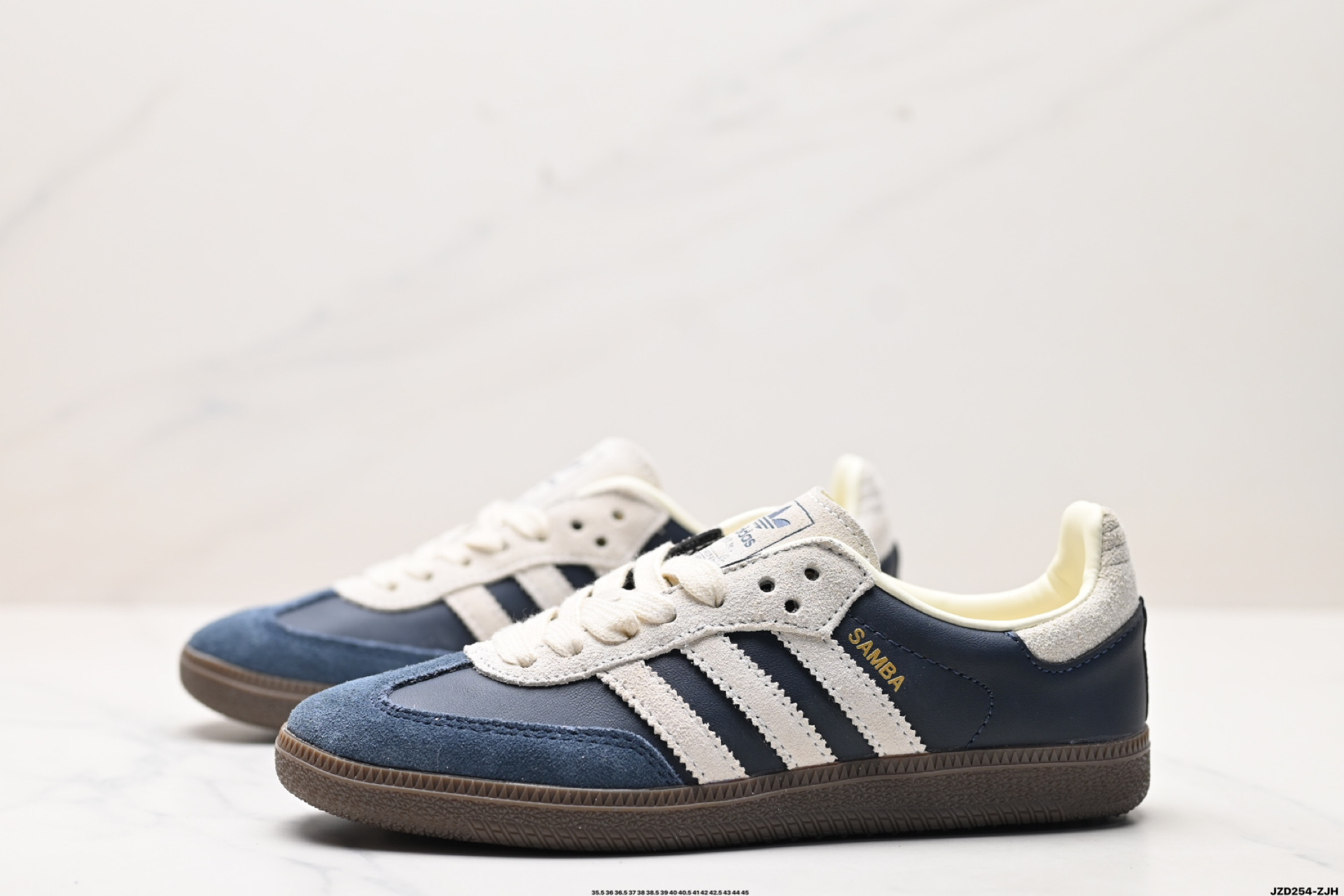 Adidas Originals Wales Bonner Samba OG桑巴舞系列绅士德训足球风百搭低帮休闲运动板鞋 JI3217