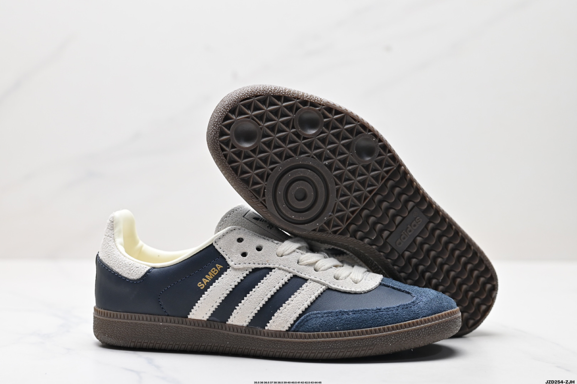Adidas Originals Wales Bonner Samba OG桑巴舞系列绅士德训足球风百搭低帮休闲运动板鞋 JI3217