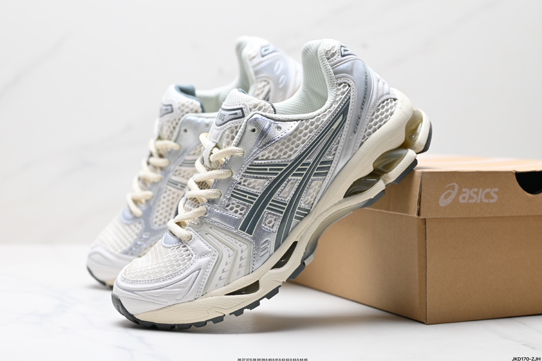 Asics Gel-Kayano 14 版本 亚瑟士运动休闲透气专业跑鞋  1201A019-108