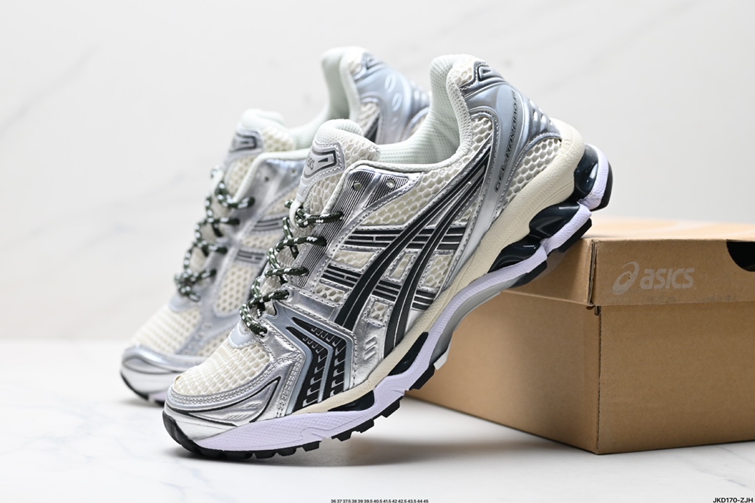Asics Gel-Kayano 14 版本 亚瑟士运动休闲透气专业跑鞋  1201A019-108