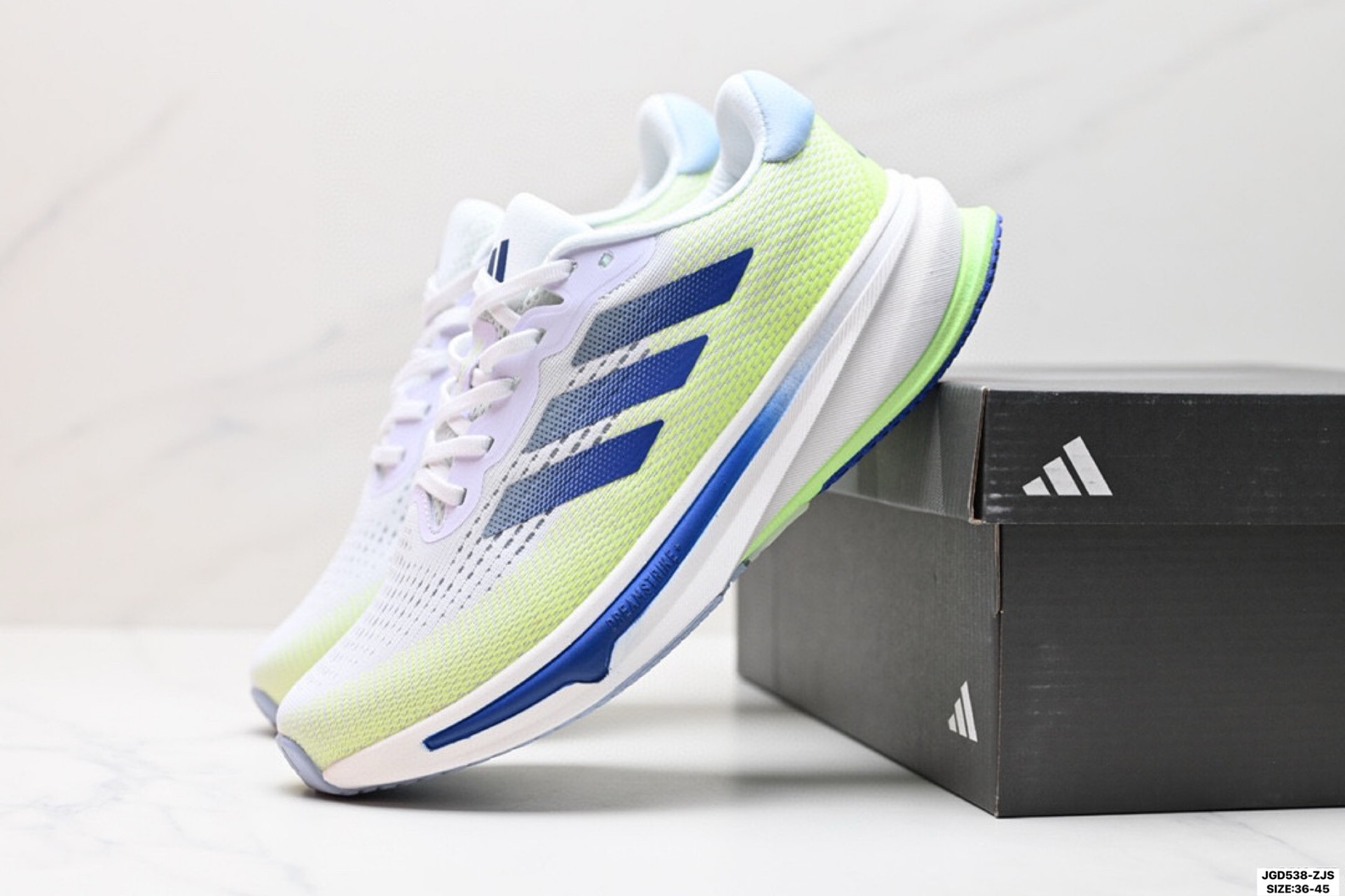 阿迪达斯 ADIDAS ALPHABOUNCE BEYOND m运动鞋缓震透气轻质休闲跑步鞋 高弹马牌鲨鱼鳃纹大底运动鞋 IG5844