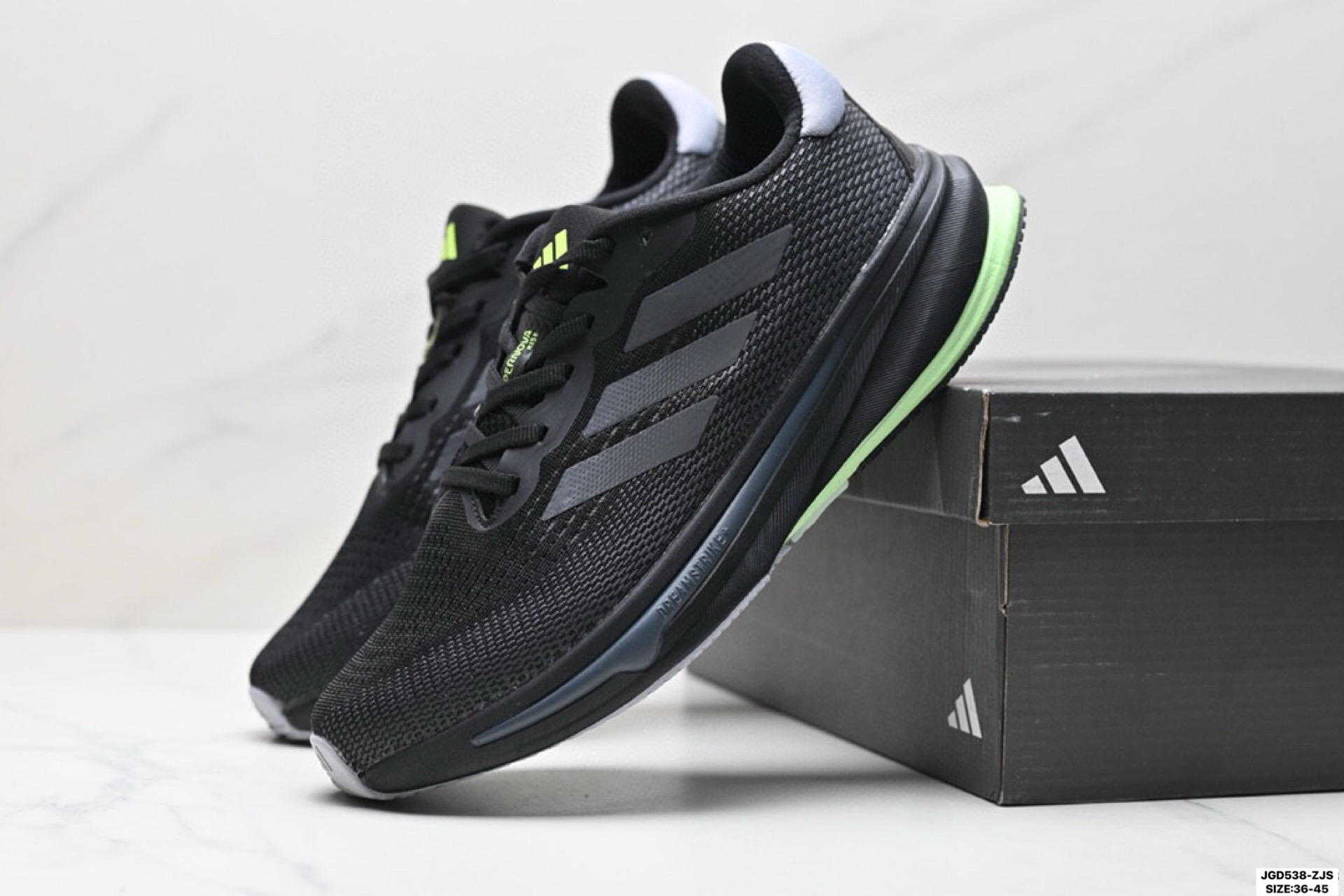 阿迪达斯 ADIDAS ALPHABOUNCE BEYOND m运动鞋缓震透气轻质休闲跑步鞋 高弹马牌鲨鱼鳃纹大底运动鞋 IG5844