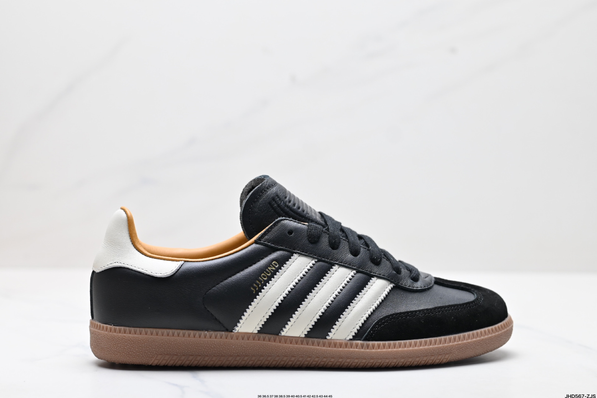 阿迪达斯三叶草Adidas Originals Samba Mig JJJJound 桑巴舞系列绅士德训足球风百搭低帮休闲运动板鞋  ID8708