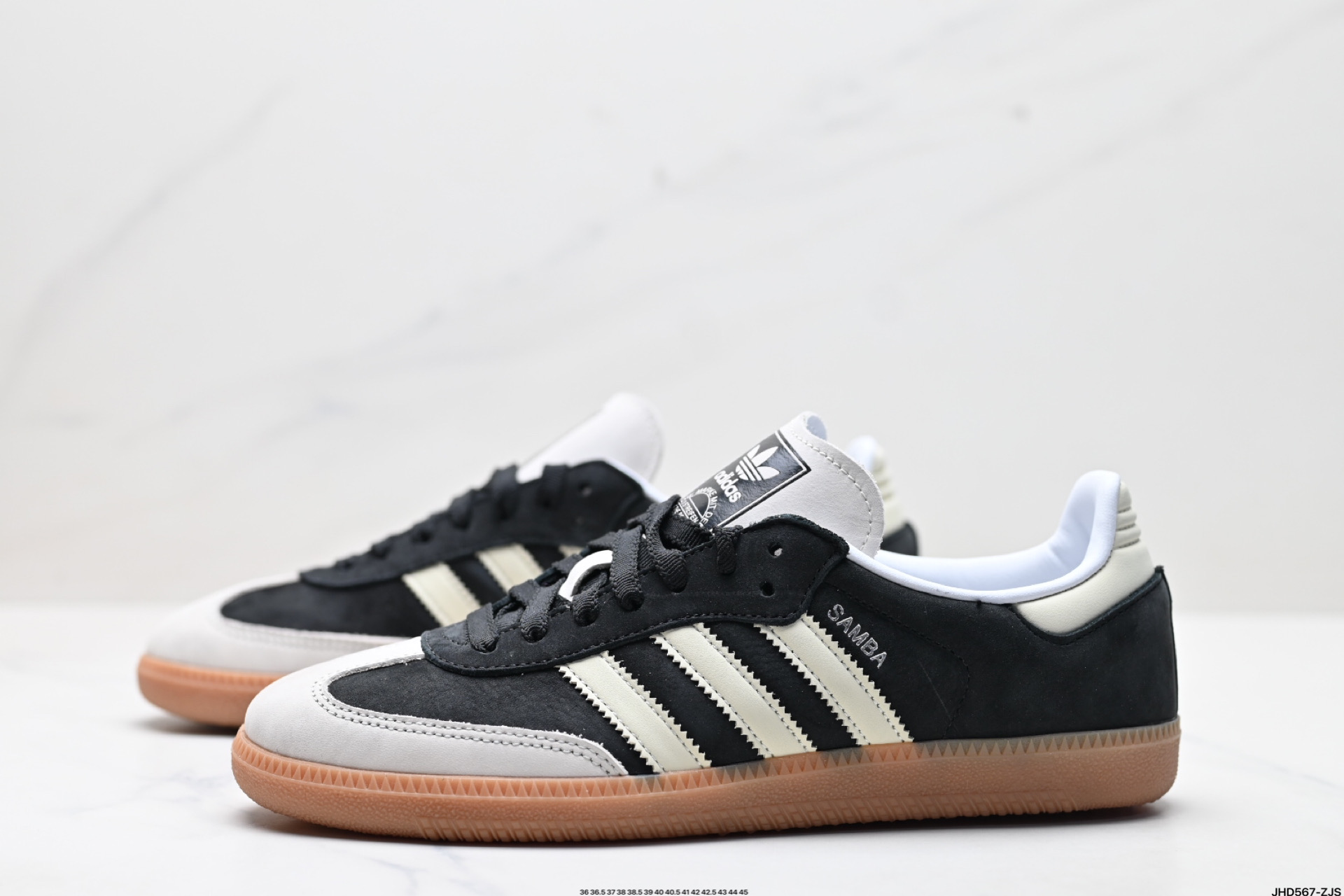 Adidas Originals Samba OG 阿迪达斯桑巴舞系列绅士德训足球风百搭低帮休闲运动板鞋  B75806