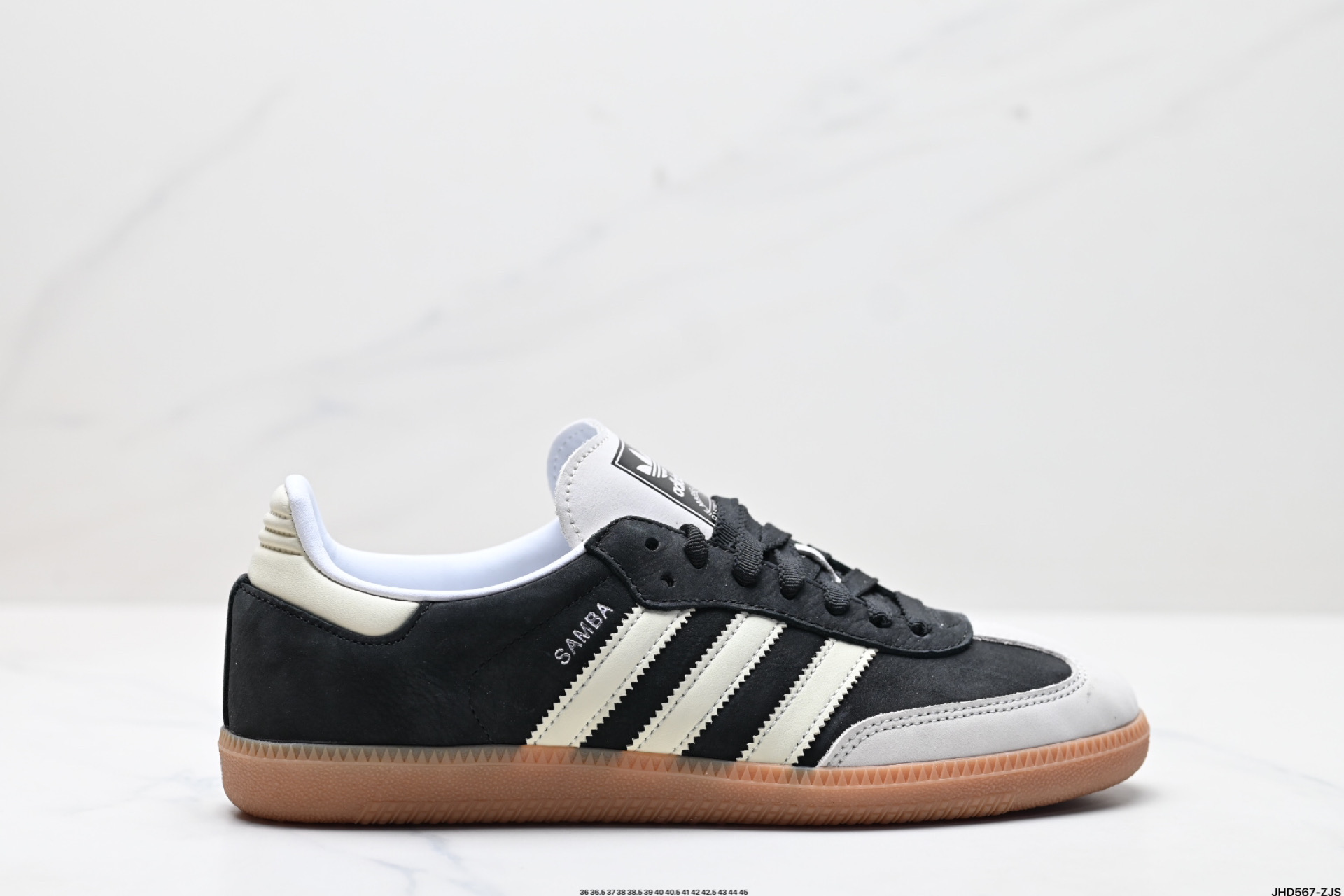 Adidas Originals Samba OG 阿迪达斯桑巴舞系列绅士德训足球风百搭低帮休闲运动板鞋  B75806