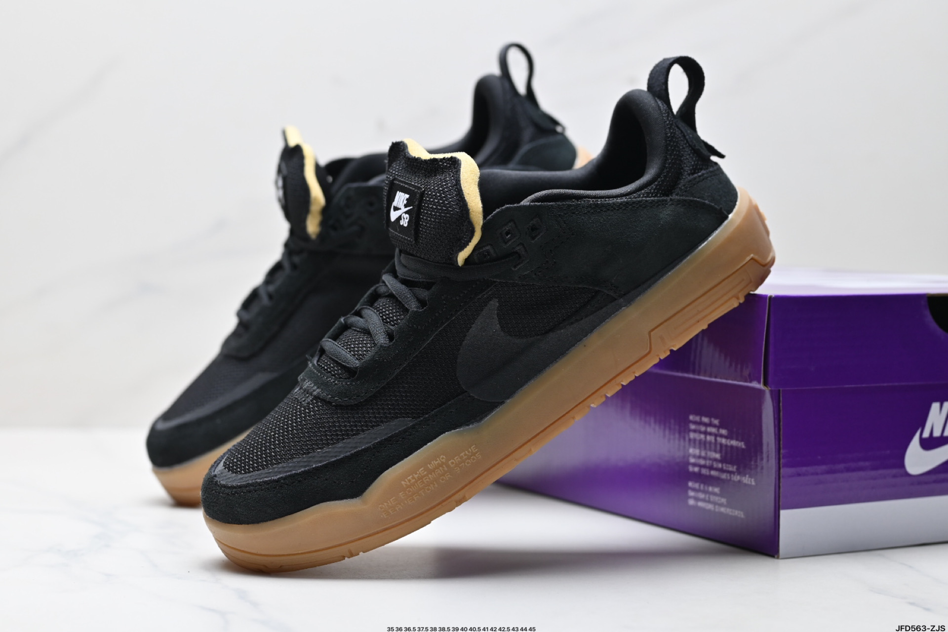 Nike SB DAY ONE 绒面革 网布皮革绒面 简约舒适革防滑减震耐磨透气 低帮 休闲鞋 FN4210-001