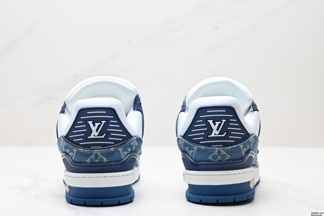 Louis Vuitton Trainer Maxi Low Sneaker 面包版低帮休闲运动文化百搭篮球板鞋