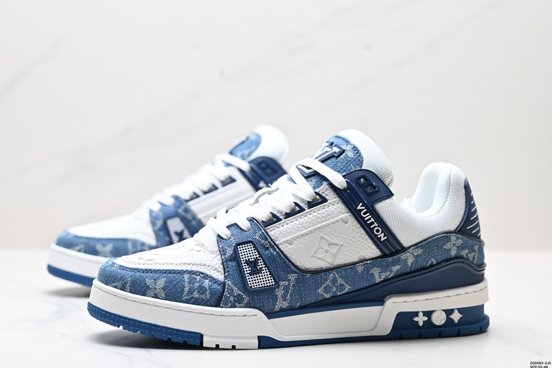 Louis Vuitton Trainer Maxi Low Sneaker 面包版低帮休闲运动文化百搭篮球板鞋